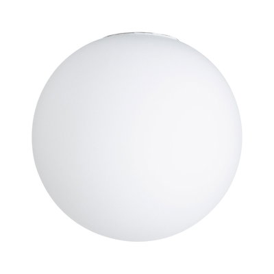 Round white glass ceiling light for modern home lighting with energy-saving LED technology
