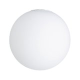 Round white glass ceiling light for modern home lighting with energy-saving LED technology