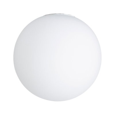 Round white glass ceiling light for modern home lighting with energy-saving LED technology