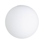 Round white glass ceiling light for modern home lighting with energy-saving LED technology