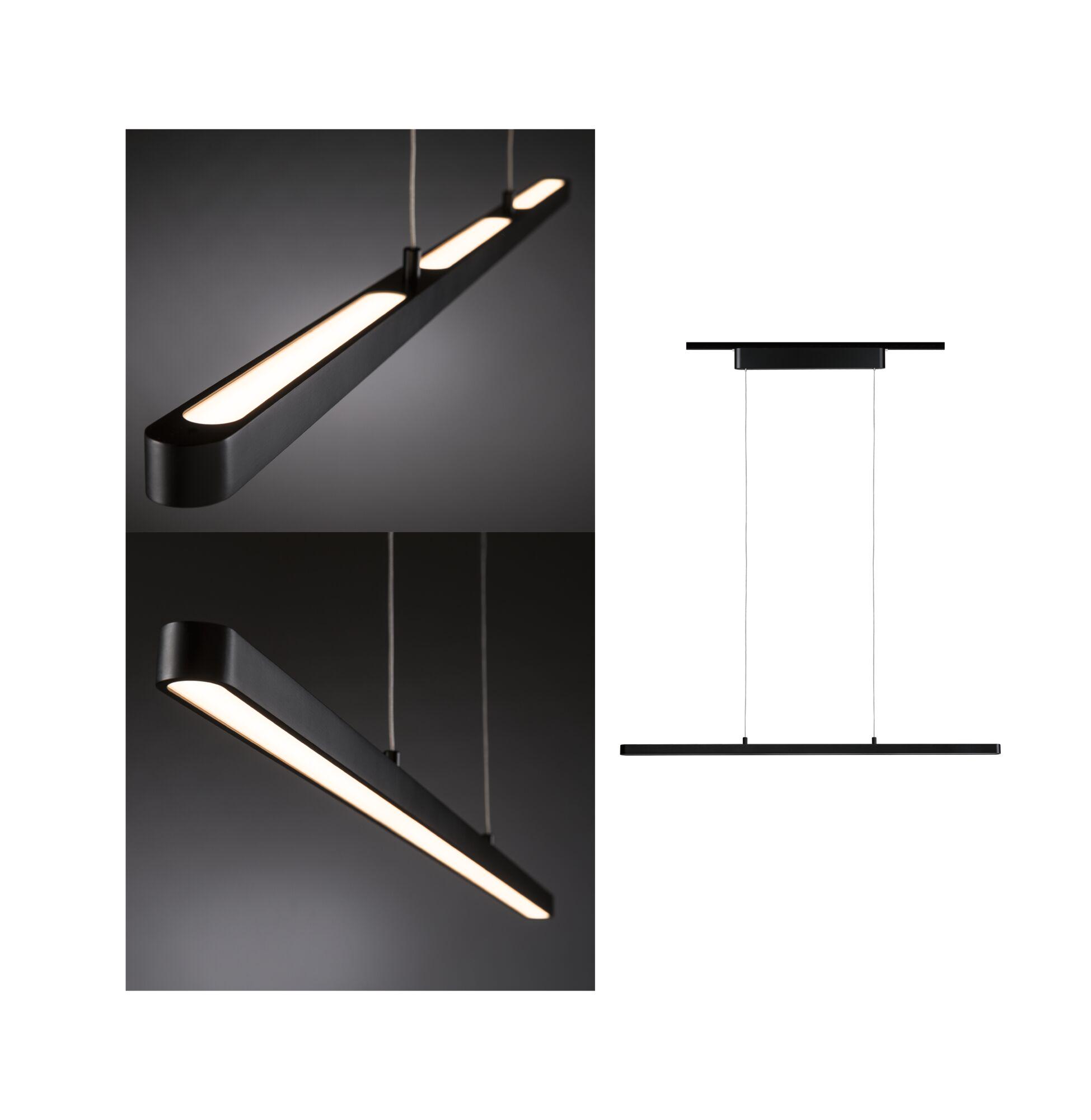 URail Pendants Lento 1800lm 41W 2700K dimmable 230V Black matt