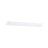 White LED under-cabinet light made of plastic for kitchen and work lighting