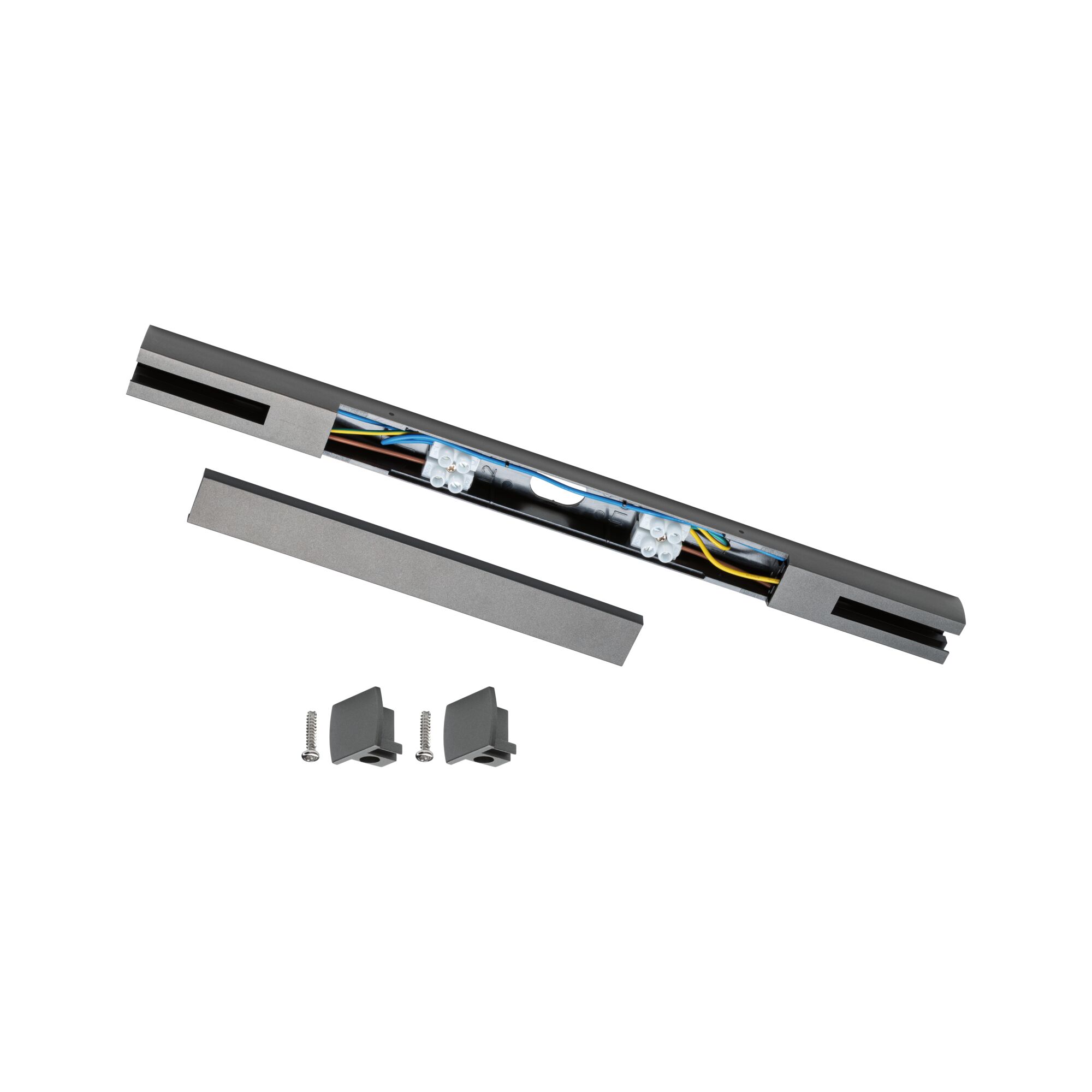 URail Einspeisung Mitte 304x18mm max. 1000/1000W Titanium