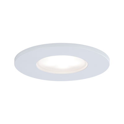 Panneau LED encastré rond blanc en plastique avec lumière blanc chaud pour éclairage moderne