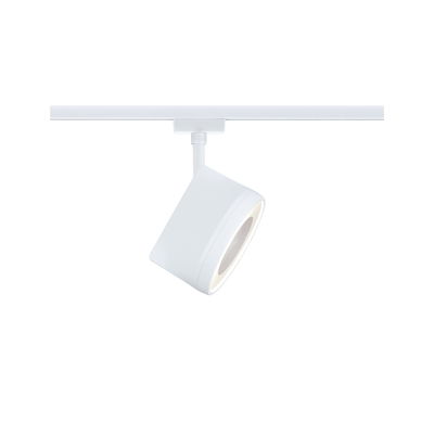 Moderner weißer LED-Strahler aus Metall für Schienensysteme, energiesparende Innenbeleuchtung