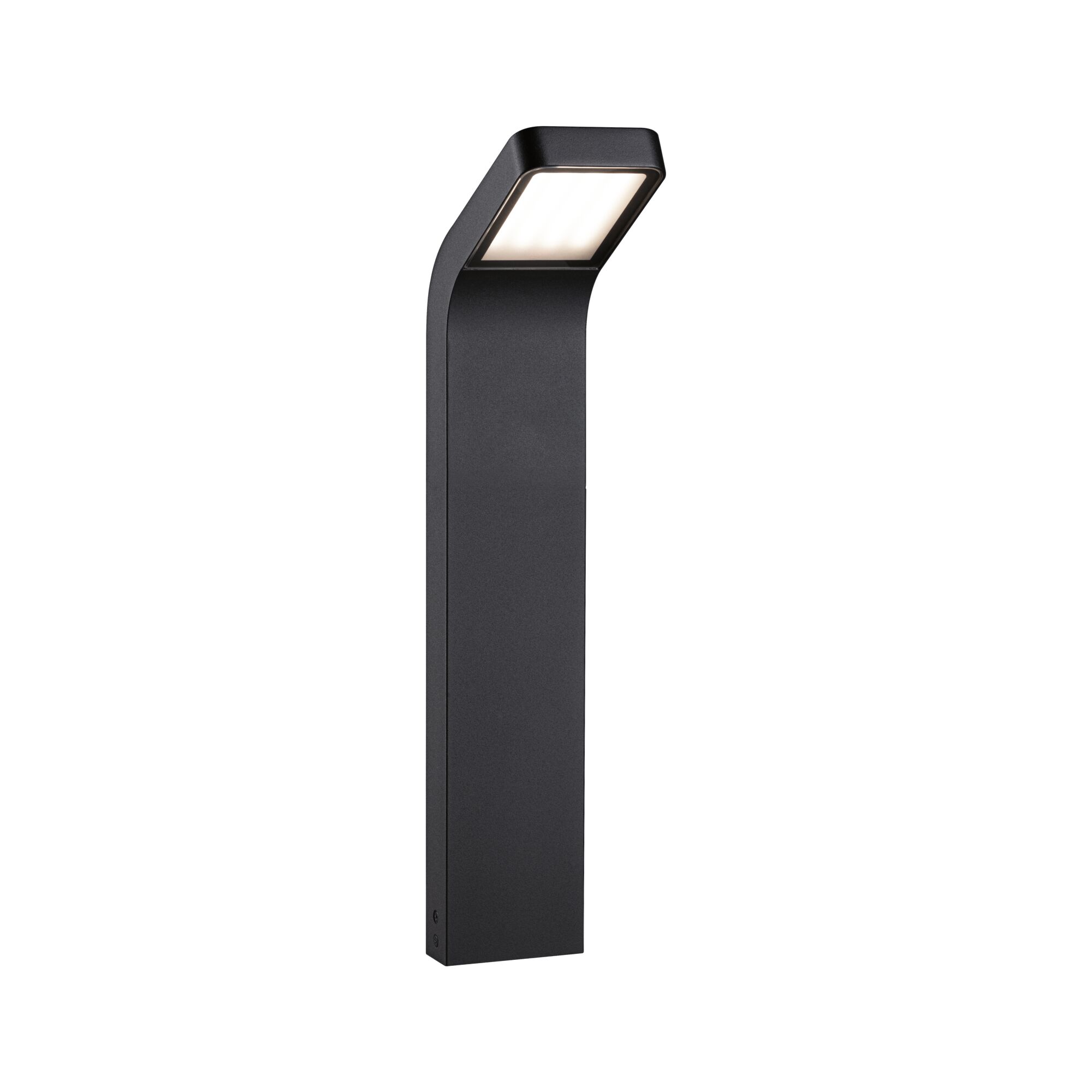 LED Bollard light Kulma seawater resistant IP44 500mm 3000K 7,5W 520lm 230V Anthracite Aluminium Modern black metal LED pathway light with warm white illumination for outdoor use
