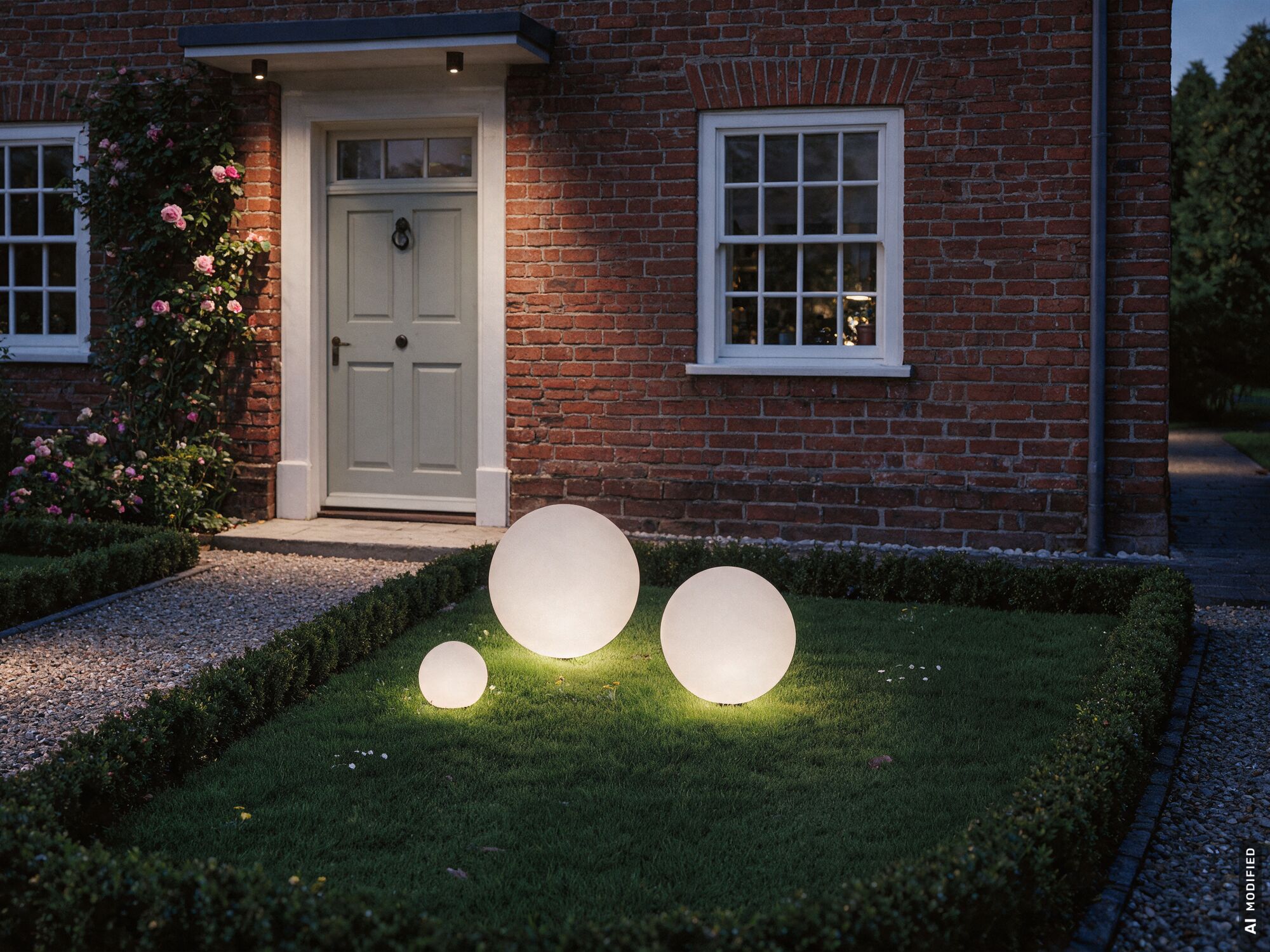 Plug & Shine LED Light object Globe IP67 3000K 6,5W White