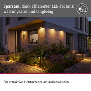 LED Außenwandleuchte Capea insektenfreundlich IP44 96x128mm 2200K 6W 550lm 230V 98° Anthrazit Aluminium