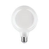 Ronde witte LED-lamp met E27-fitting van glas voor energiezuinige verlichting