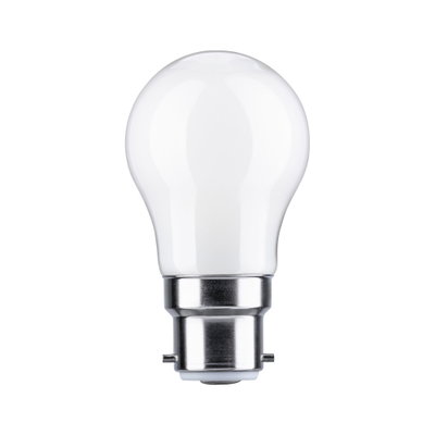 White LED light bulb with metal base for energy-efficient home lighting