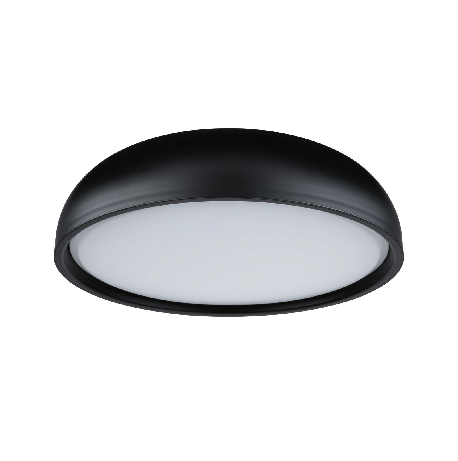 Selection Bathroom LED-plafondlamp Oka IP44 White Switch 950lm 230V 24W Zwart mat