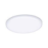 Round white LED ceiling light with matte plastic diffuser for modern room lighting