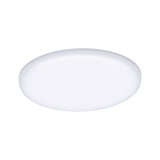 Plafonnier LED rond blanc avec diffuseur en plastique mat pour éclairage moderne