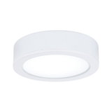 Runde weiße LED-Deckenleuchte aus Kunststoff mit diffusem Licht für moderne Innenräume