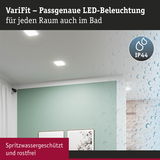 VariFit LED-Deckenleuchte in Weiß, spritzwassergeschützt und rostfrei, ideal für Badezimmerbeleuchtung