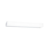 Weiße LED-Wandlampe mit rechteckigem Design aus Kunststoff für moderne Innenbeleuchtung