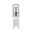 Standard 230 V Culot à ergots LED G9 200lm 2,2W 2700K Clair Petite ampoule LED G9 avec verre transparent et base en plastique blanc pour éclairage économique