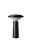 Pauleen Lampe à poser Adorable Shine White Switch 150lm 1,5W Noir Lampe de table LED noire en métal avec diffuseur conique et interrupteur tactile pour un éclairage moderne