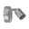 Spotlight Carolina GU10 230V max. 10W dimmable Nickel matt Modern LED wall spotlight in brushed stainless steel silver for focused lighting