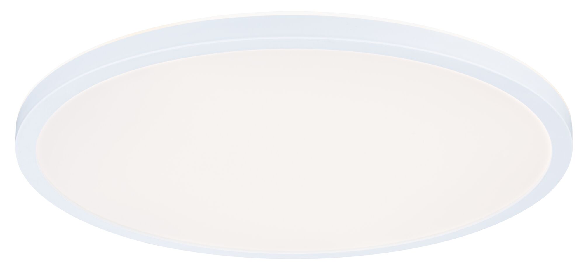 Plafonnier LED rond blanc avec cadre en plastique pour éclairage moderne