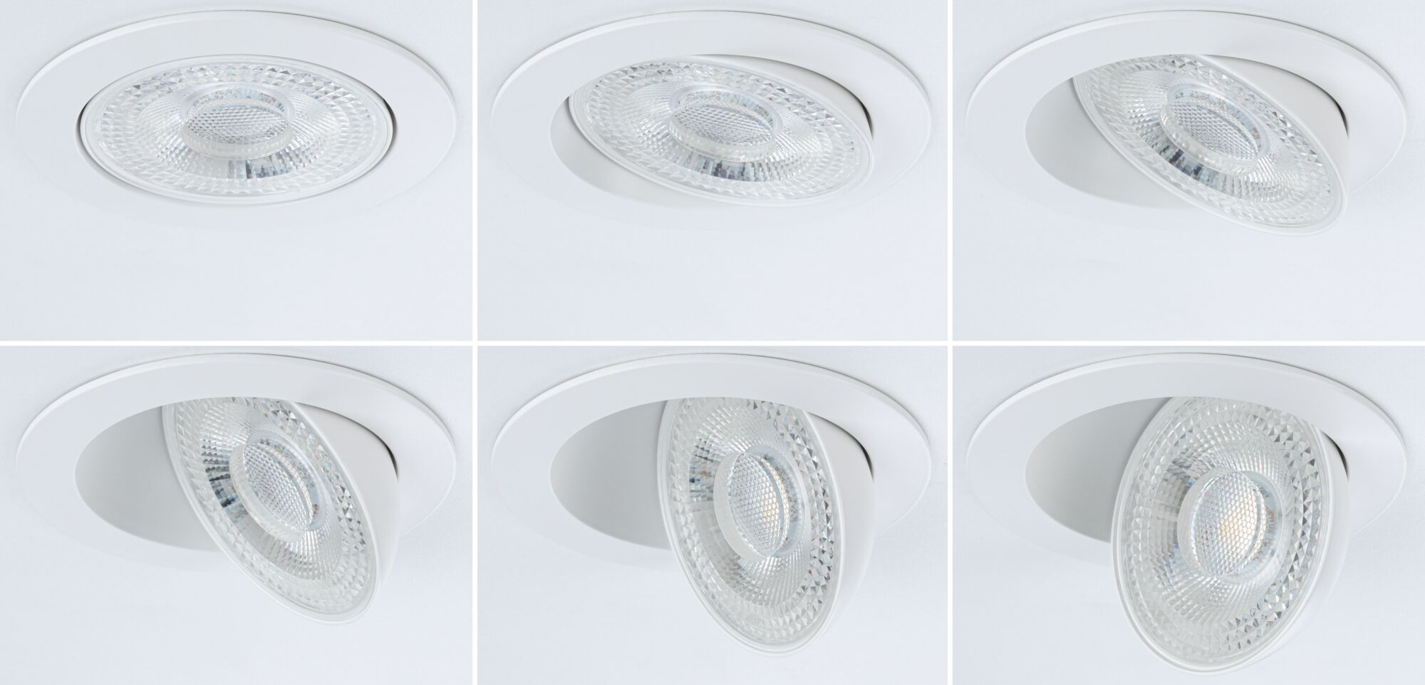 Spot Rond Trou Encastré 7cm Lampe Réglable LED 8W GU10 Plafonnier BLANC Lumiere 4000k 86393231 Spot Rond Trou Encastré 7cm Lampe Réglable LED 8W GU10 Plafonnier BLANC Lumiere 4000k 86393231