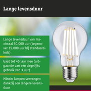 Langdurige LED-lamp in hand, energiezuinige duurzame verlichting