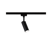 Spot LED noir en métal sur rail pour un éclairage intérieur flexible et moderne