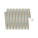 Bande LED flexible avec lumière blanc chaud et connecteur transparent pour éclairage polyvalent