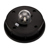 Module LED noir avec protection transparente et interrupteur marche/arrêt en plastique pour éclairage