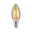 Vintage Edition Standaard 230 V LED kaars E14 gedraaid glas 260lm 2,6W 2500K Goud LED-kaarslamp met golvend glas en warm wit licht voor decoratieve verlichting en sfeer