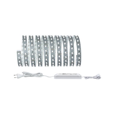 Flexible LED-Lichtleiste mit Netzteil in Weiß für moderne Innenbeleuchtung und Dekoration