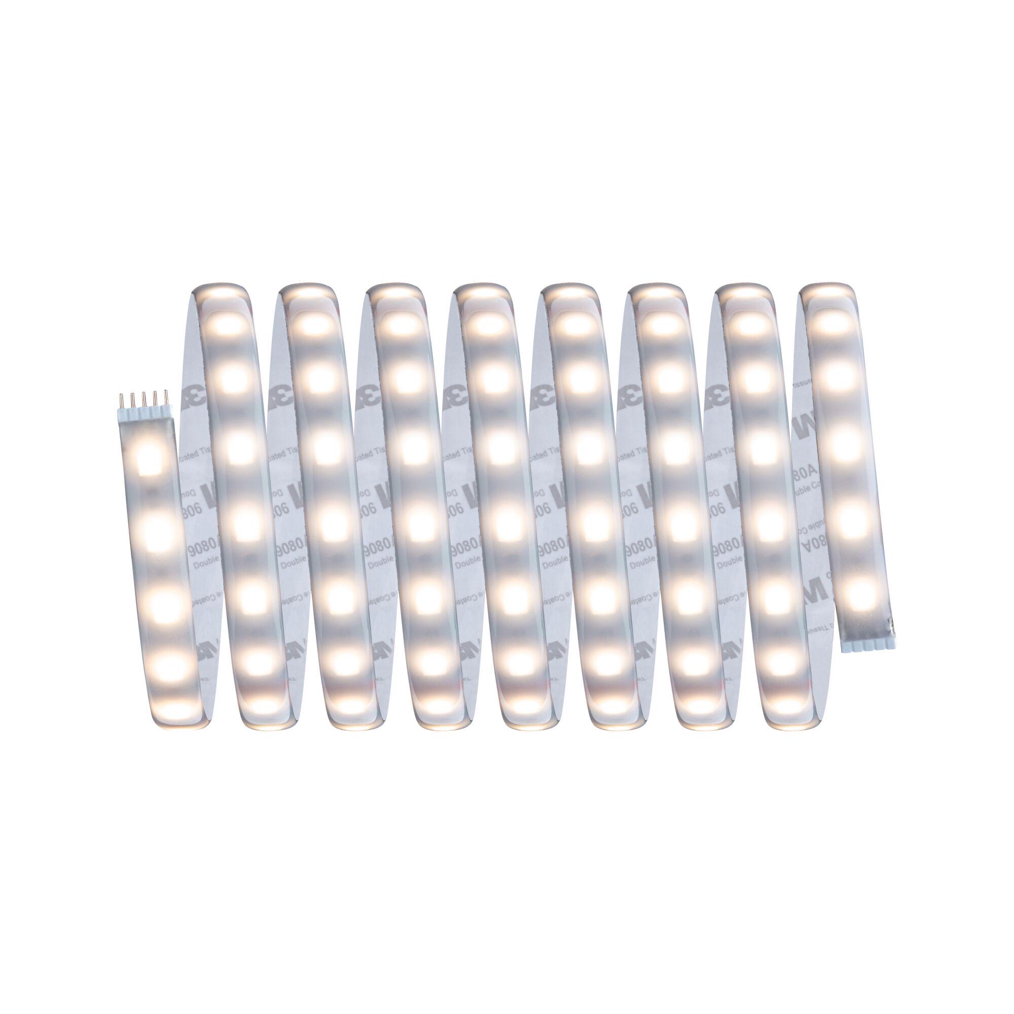 Flexibler LED-Lichtstreifen mit warmweißem Licht für dekorative Beleuchtung und Akzente im Innenbereich