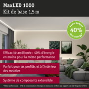 MaxLED 1000 kit LED 1,5 m blanc pour éclairage intérieur économe en énergie