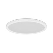 Rundes weißes LED-Deckenpanel mit flachem Design für moderne Innenbeleuchtung