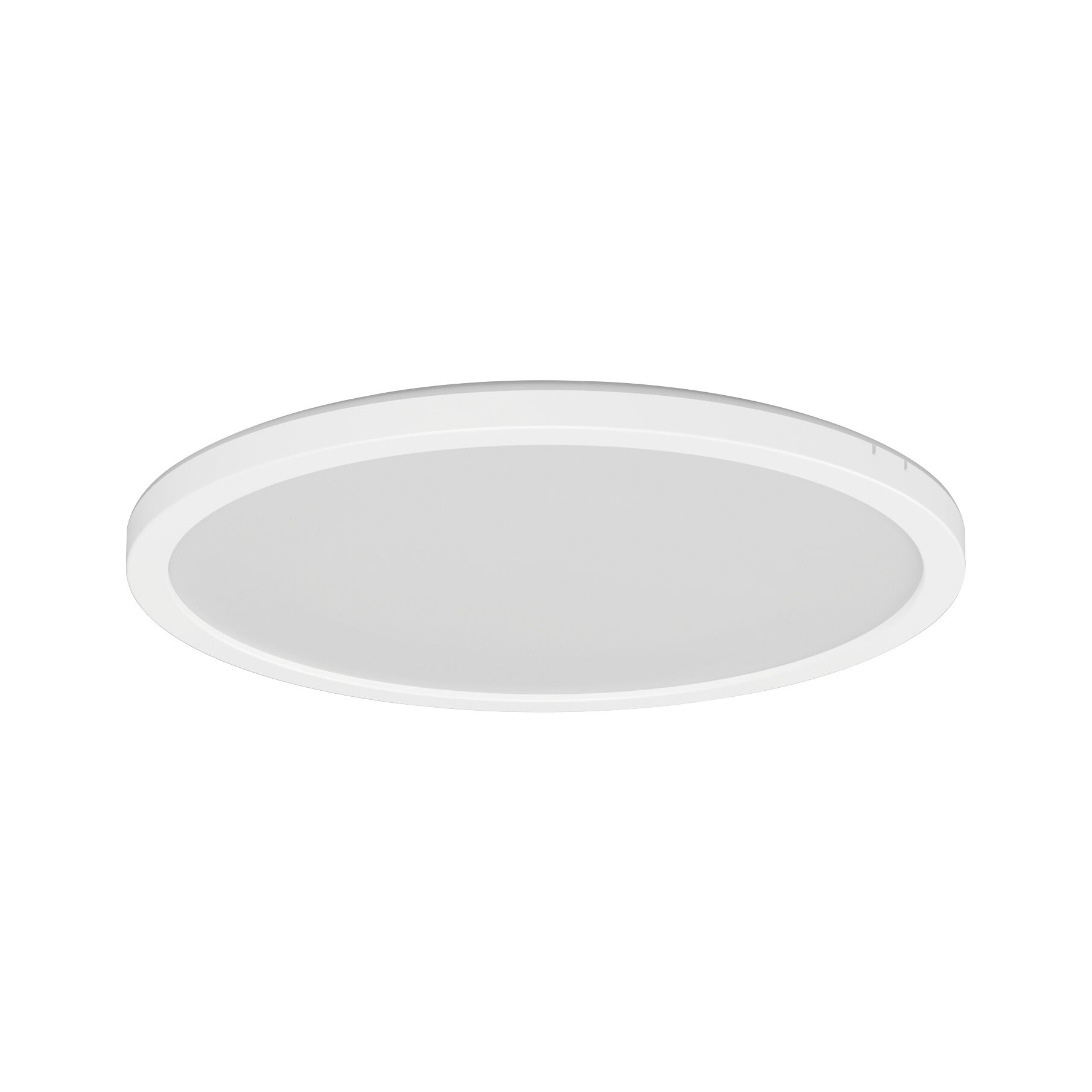 Rundes weißes LED-Deckenpanel mit flachem Design für moderne Innenbeleuchtung