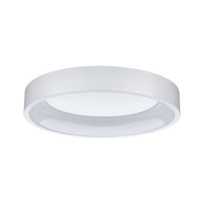 Plafonnier LED rond blanc en plastique pour éclairage intérieur moderne
