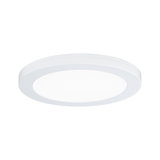 Round white LED ceiling panel with energy-saving lighting for modern living spaces