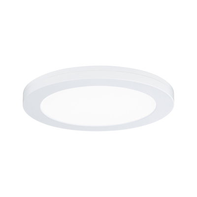 Round white LED ceiling panel with energy-saving lighting for modern living spaces