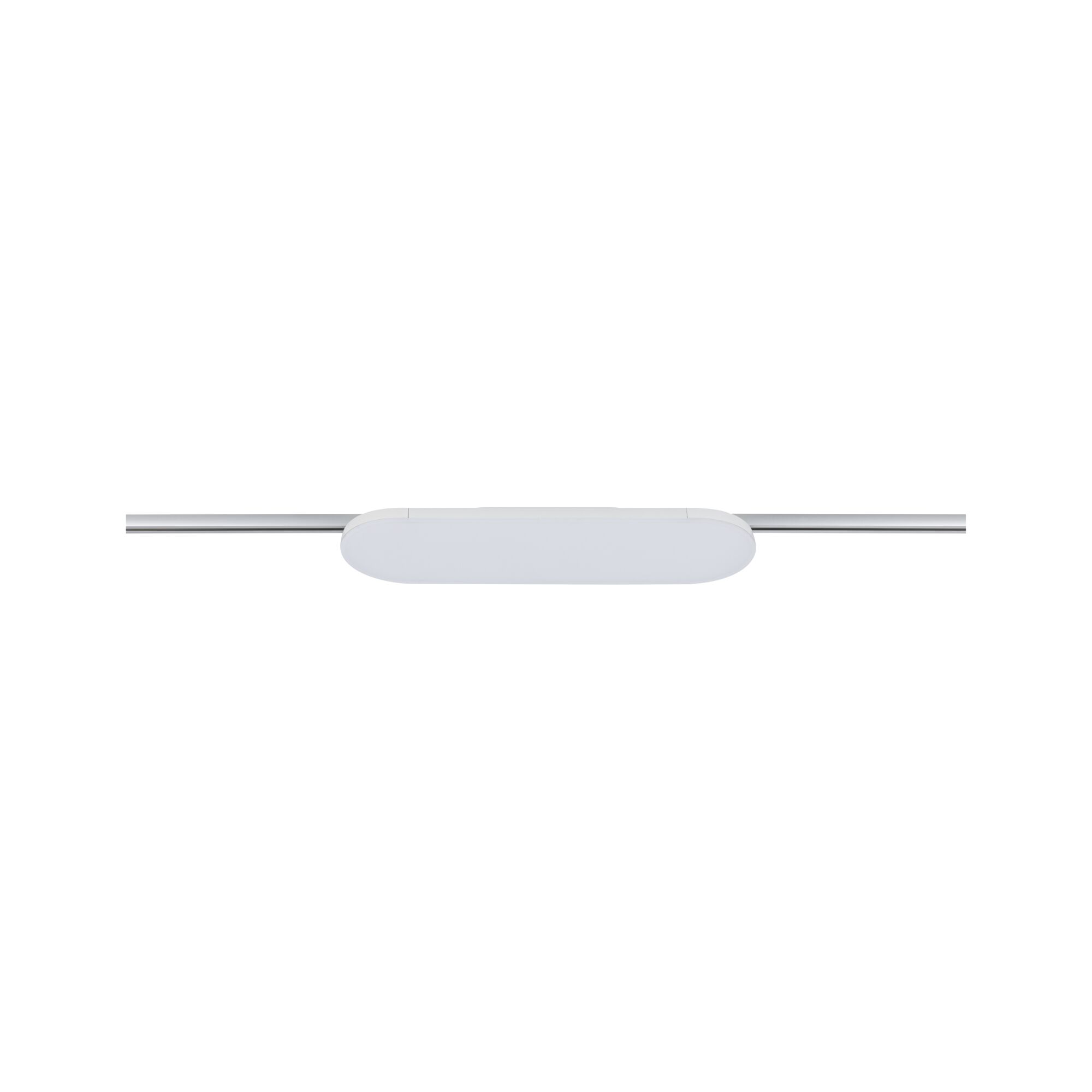 Modern white LED ceiling spotlight with metal rod for energy-efficient room lighting