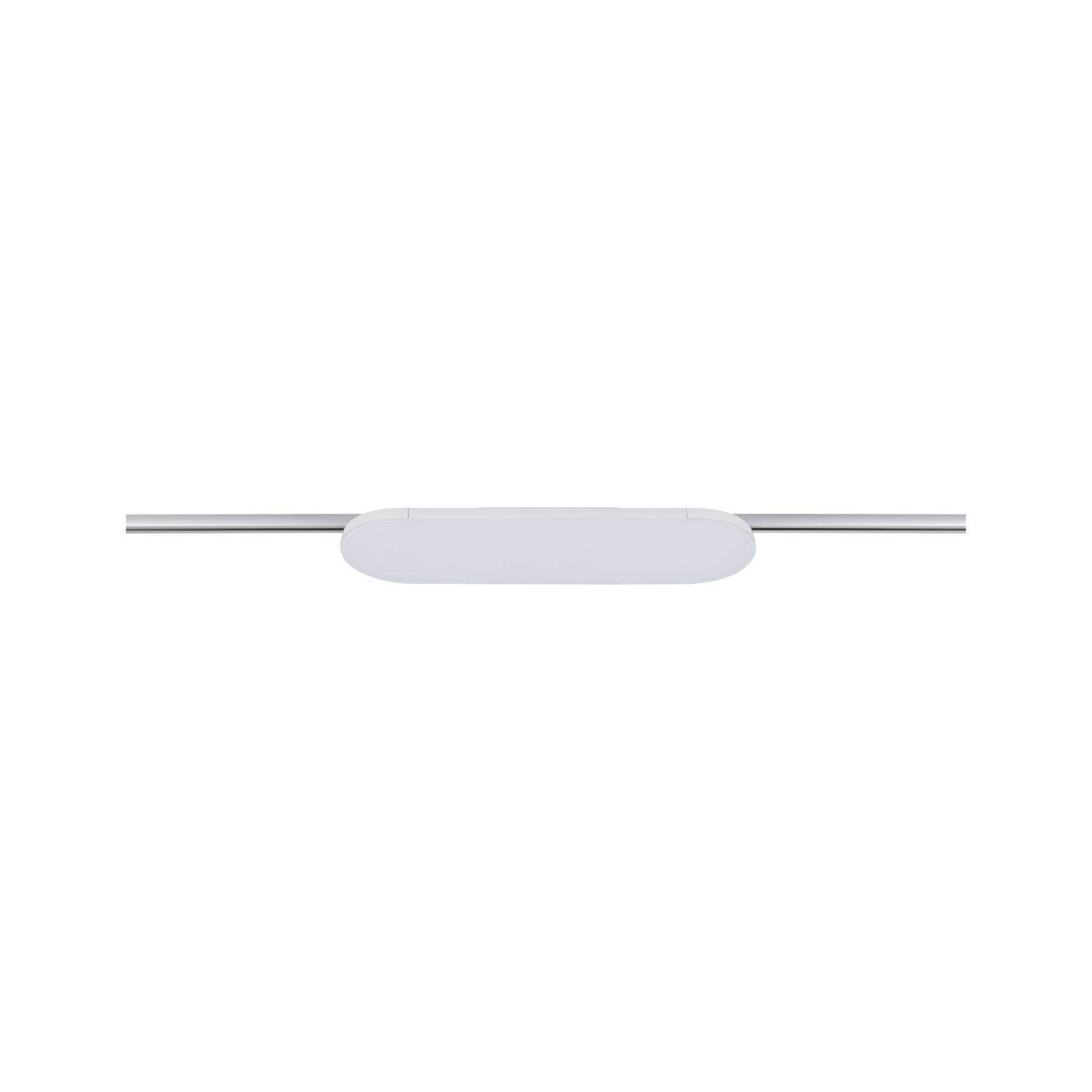 Modern white LED ceiling spotlight with metal rod for energy-efficient room lighting