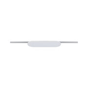 Modern white LED ceiling spotlight with metal rod for energy-efficient room lighting