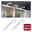 Clever Connect Spot LED Mike Tunable White 2x2,5W 12VA Blanc dépoli Ensemble de lampes LED blanches sous meuble pour cuisine avec lumière blanc chaud, éclairage économique.
