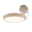 LED-paneel Cosara IP44 rond 300mm 15W 1300lm 3000K Beige Ronde plafondlamp met beige geweven stoffen rand en warm wit LED-licht voor woonruimtes
