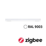 White LED light in RAL 9003 with Zigbee for smart home lighting control