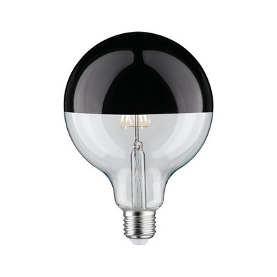 Gloeilamp met zwarte halfspiegelcoating en helder glas voor decoratieve LED-verlichting