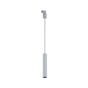 Schlanker silberner Aluminium-LED-Strahler mit Kabel für moderne Innenbeleuchtung