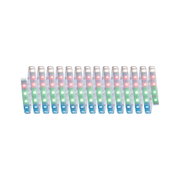 Bande LED flexible RGB avec support blanc pour éclairage décoratif et ambiant polyvalent