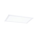 Rectangular white LED panel made of plastic for energy-efficient ceiling lighting