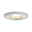 LED Recessed luminaire Nova Plus Coin Rigid IP65 round 78mm Coin 6W 470lm 230V dimmable 2700K Brushed iron Round recessed spotlight housing in brushed silver aluminum for LED lighting fixtures