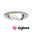 LED Recessed luminaire Smart Home Zigbee 3.0 Nova Plus Coin Swivelling round 84mm 50° Coin 5,2W 400lm 230V dimmable RGBW+ Brushed iron Round recessed spotlight in brushed stainless steel with adjustable RGB LED light and Zigbee support
